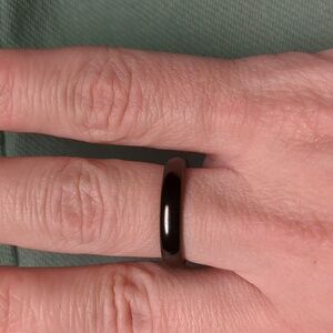 Tungsten Carbide Ring in Black size 8
